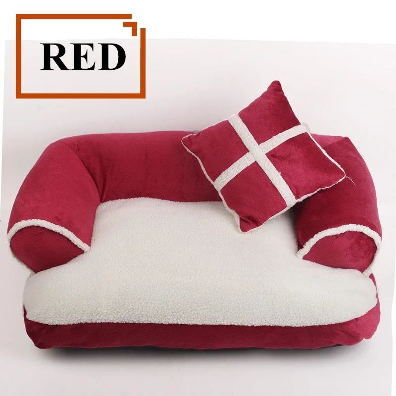 Soft Dog Beds Cat Sofa Best Pet House For Small Medium Dogs Cats Nest Classic England Style Winter Warm Sleeping Bed Puppy Mat